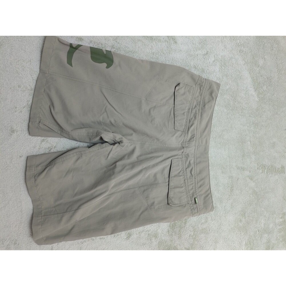 REI Womens Green Nylon Hiking Casual Beach Active Bermuda Shorts UPF 50 sz 4 - Picture 10 of 13